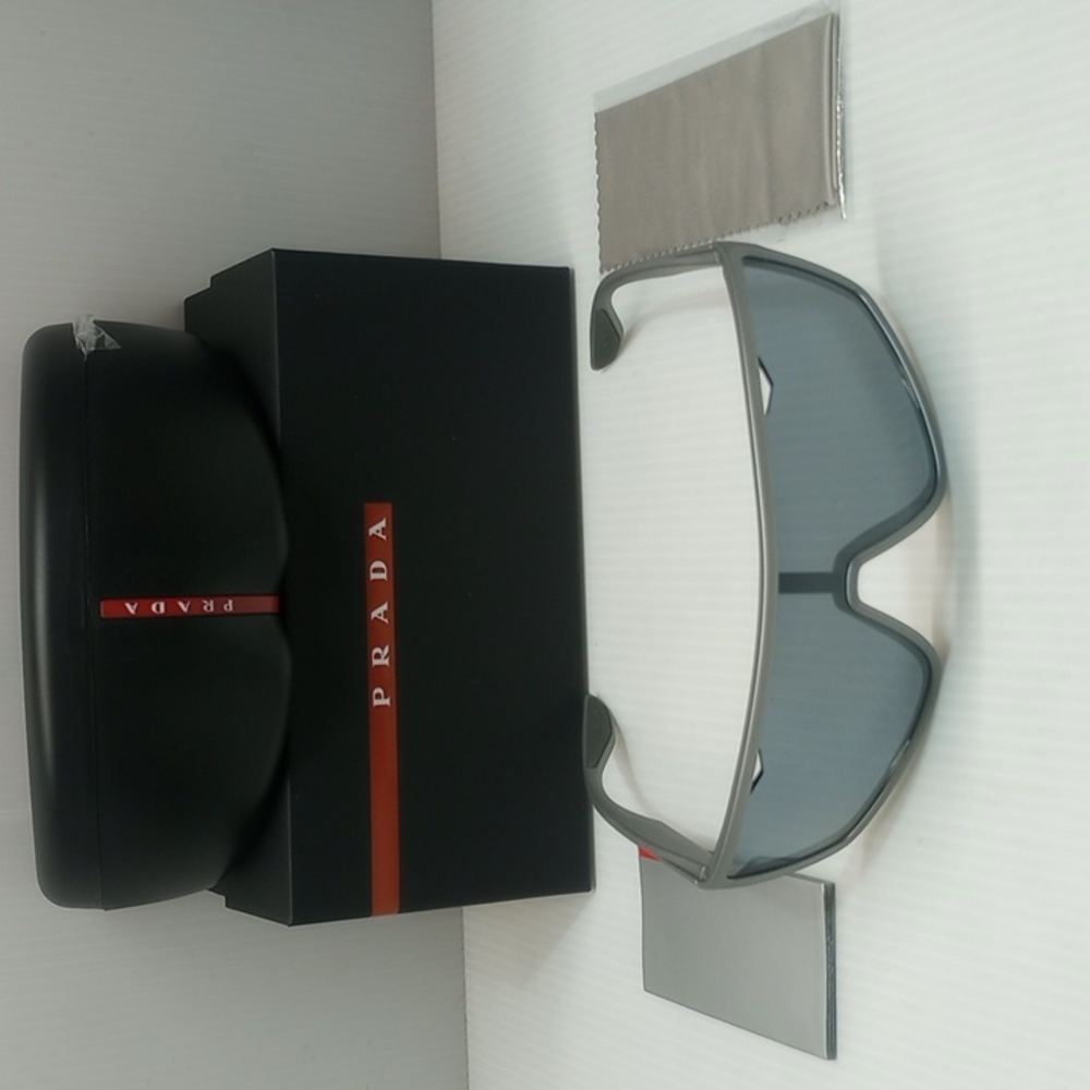 Prada men sunglasses sps 09U grey made in Italy